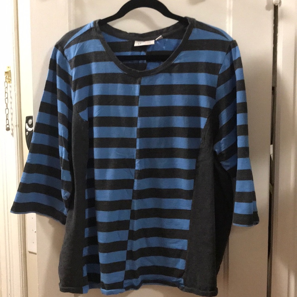 Black & blue shirt